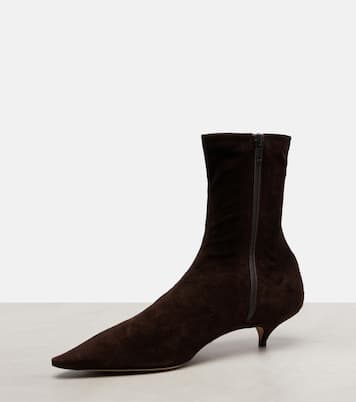Liisa suede ankle boots | The Row