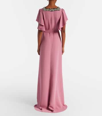 Cady Couture embellished belted gown | Valentino