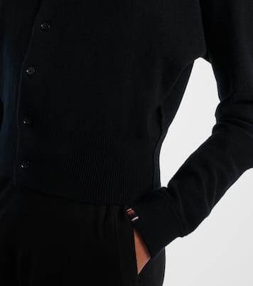 Blouson cashmere-blend cardigan | Extreme Cashmere