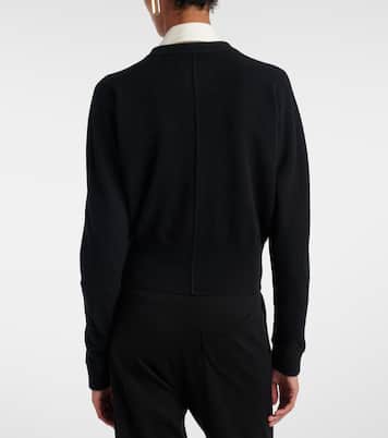 Blouson cashmere-blend cardigan | Extreme Cashmere