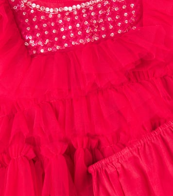 Bebé - set de vestido y  braga Rococo de tul adornado | Tutu Du Monde