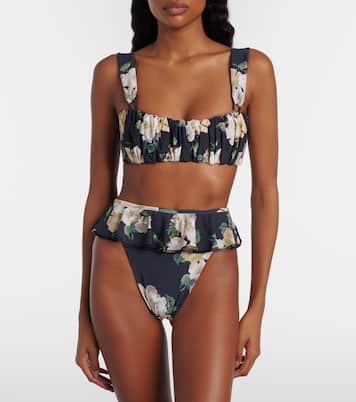 Victoria Liz floral bikini top | Montce