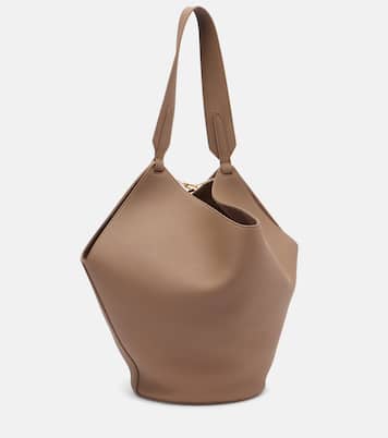 Tote Bag Lotus Small aus Leder | Khaite