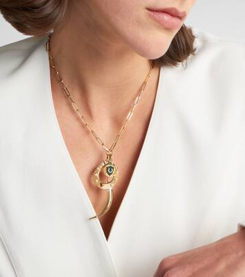 Collier Protection en or 18 ct et diamants | FoundRae