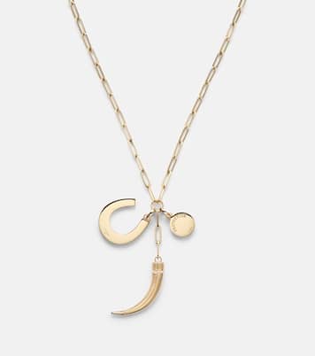 Collier Protection en or 18 ct et diamants | FoundRae