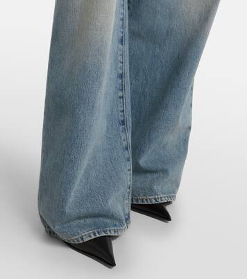 Mid-rise wide-leg jeans | McQueen