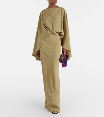 Vestido de fiesta Eolia de crepé cady | Taller Marmo