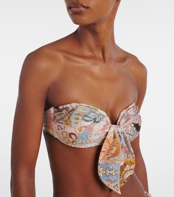 Bedrucktes Bikini-Oberteil Daylight | Zimmermann