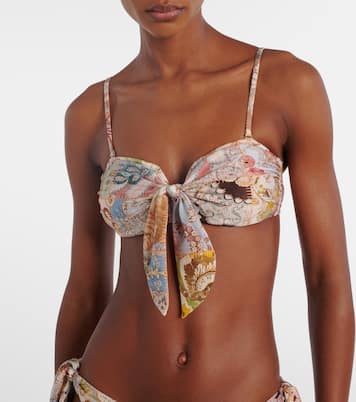 Bedrucktes Bikini-Oberteil Daylight | Zimmermann