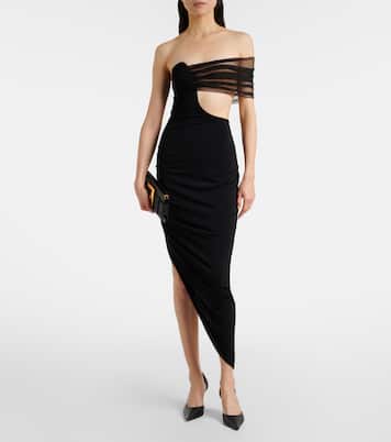 Robe de cocktail asymétrique | Nensi Dojaka