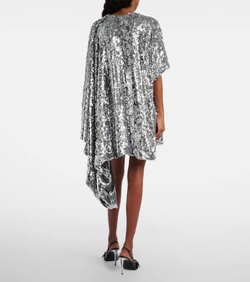 Zero Waste draped sequined minidress | Coperni