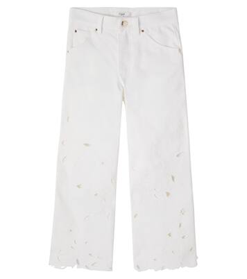 Broderie anglaise jeans | Chloé Kids