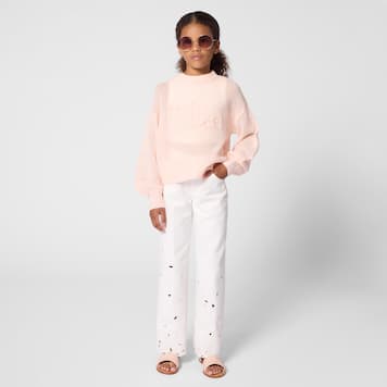 Jean en broderie anglaise | Chloé Kids