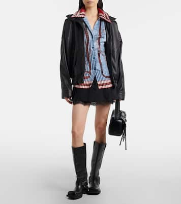 印花褶裥错视效果衬衫 | Acne Studios