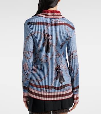 印花褶裥错视效果衬衫 | Acne Studios