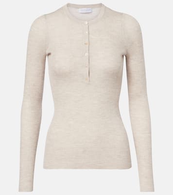 Julian cashmere and silk Henley shirt | Gabriela Hearst