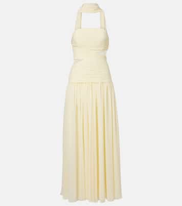 Maxikleid aus Georgette | Self-Portrait