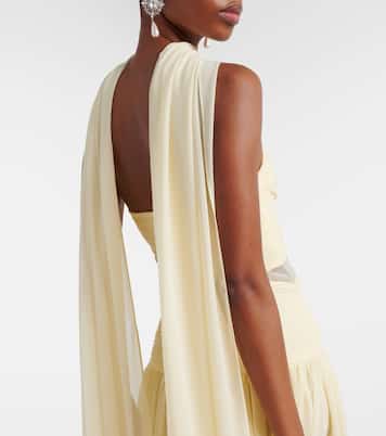 Maxikleid aus Georgette | Self-Portrait