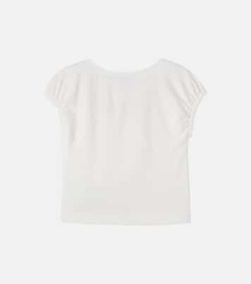 Floral jersey top | Monnalisa