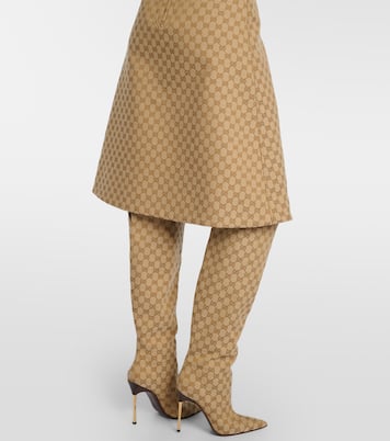 GG Canvas midi skirt | Gucci