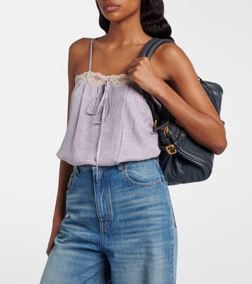 Caraco en soie à nœud  | Chloé