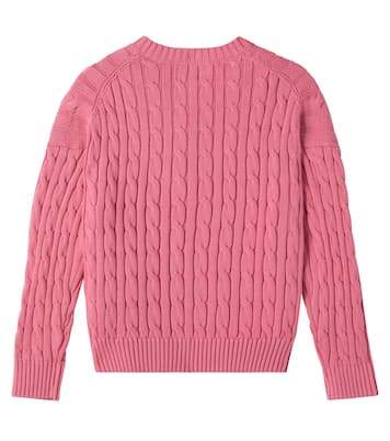 Cable-knit cotton sweater | Polo Ralph Lauren Kids