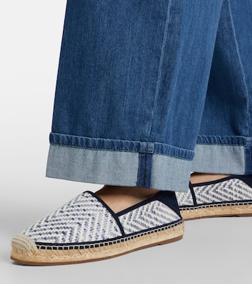 Espadra raffia-effect espadrilles | Manolo Blahnik
