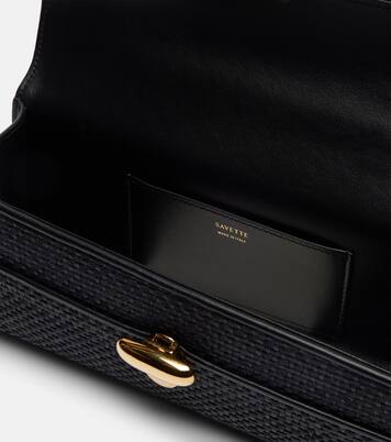 Symmetry Slim raffia top-handle bag | Savette