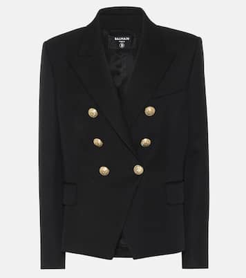 Double-breasted wool blazer | Balmain