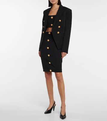 Double-breasted wool blazer | Balmain