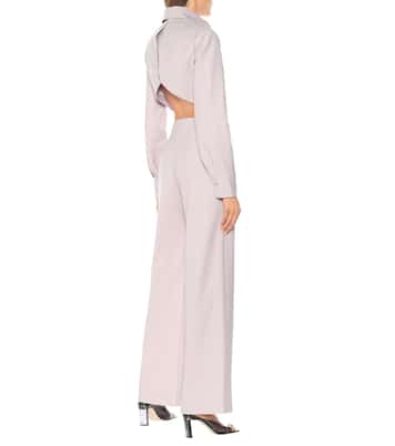 Jumpsuit in misto lana con cut-out | Matériel Tbilisi