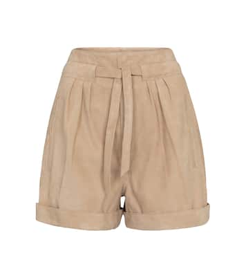 Shorts Carius aus Veloursleder | Isabel Marant