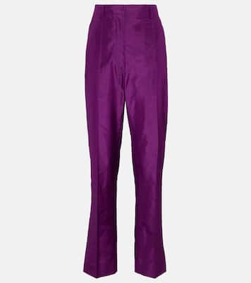 Pantaloni in taffetà di seta | Prada