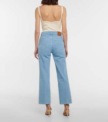 Jeans flared Zoey de tiro alto | Nanushka