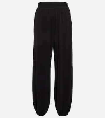 High-rise jersey pants | Tory Burch