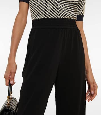 High-rise jersey pants | Tory Burch