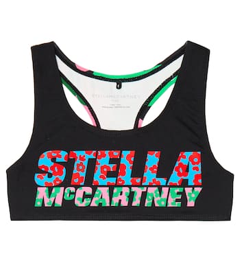 Top cropped active con logo | Stella McCartney Kids