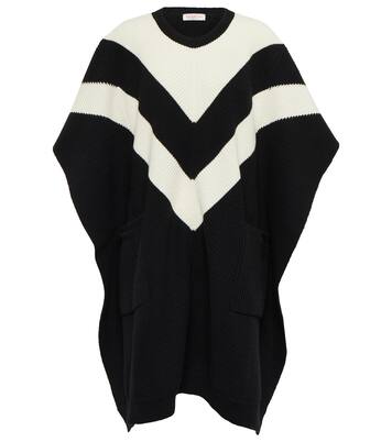 Poncho in lana vergine | Valentino