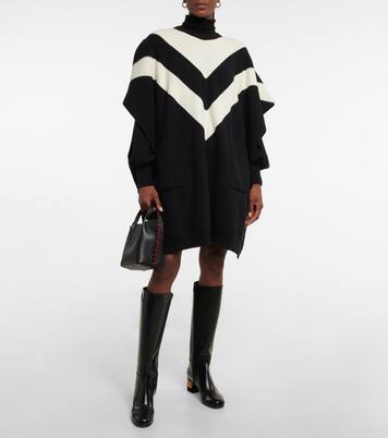 Poncho in lana vergine | Valentino