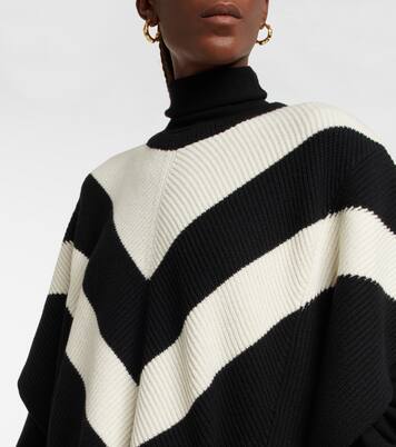 Poncho in lana vergine | Valentino