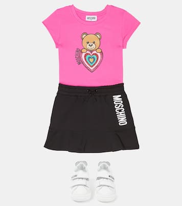 Rock aus einem Baumwollgemisch | Moschino Kids