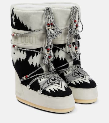 x Moon Boot Icon Knit boots | Alanui