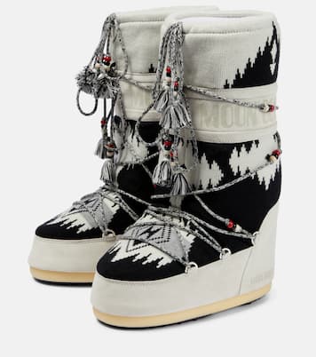 x Moon Boot Icon Knit boots | Alanui