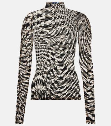 Top en tulle et velours | Mugler