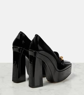 Diamond Tilda embellished patent leather pumps | Jimmy Choo