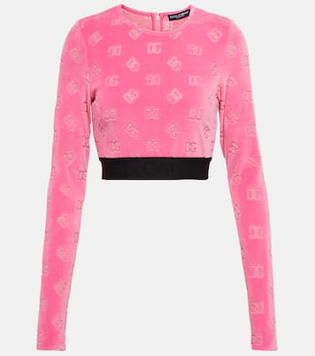 Cropped-Top aus Baumwolle | Dolce&Gabbana