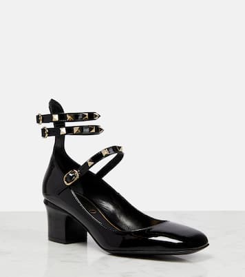 Rockstud patent leather pumps | Valentino Garavani