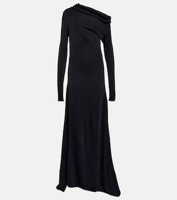 Abito lungo in jersey monospalla | Ferragamo
