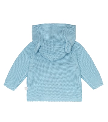 Bébé – Cardigan à capuche en coton et laine | Stella McCartney Kids