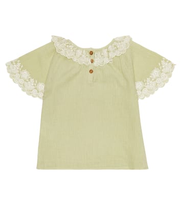 Blouse Antoinette brodée en coton | Louise Misha